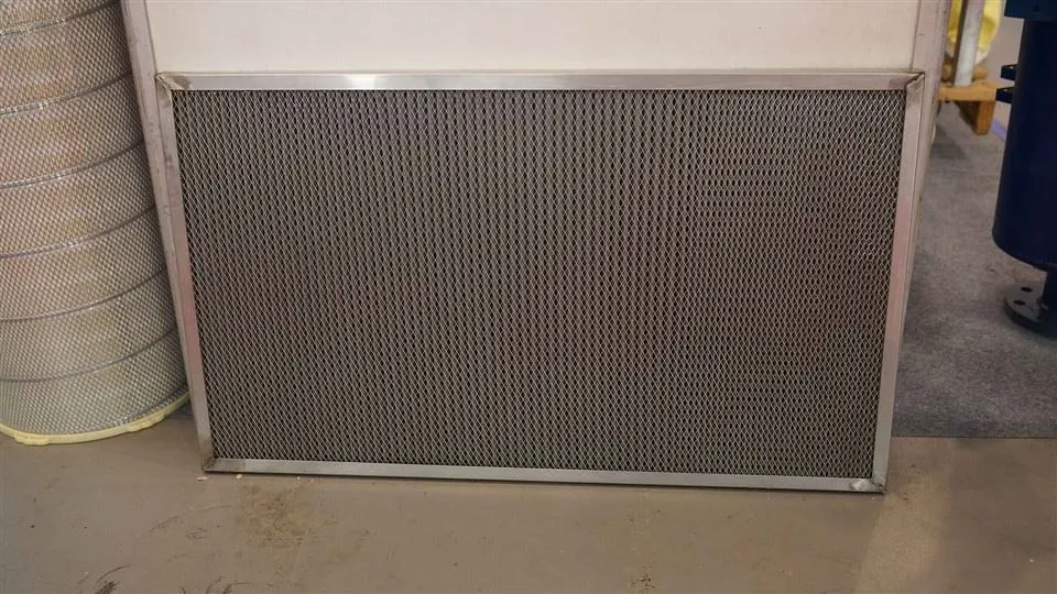 Krosnies išankstinis filtras Nerūdijančio plieno plaunamas aliuminio tinklo oro filtras