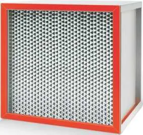 Aukštai temperatūrai atsparus ir didelio efektyvumo oro filtras