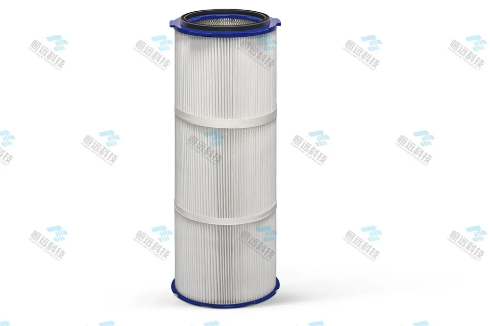 Pramoninis dulkių surinkėjas, plaunamas Spunbond poliesterio oro filtro kasetė