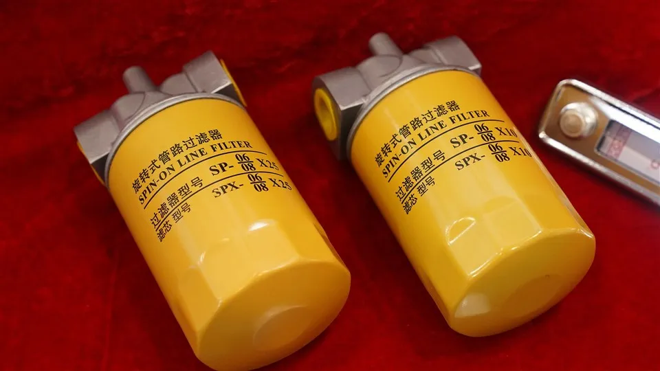 OEM variklio alyvos filtro SP/SPX sukimas - linijinių filtrų serijose