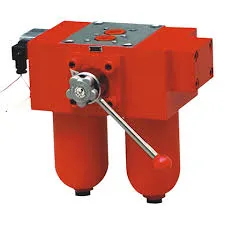 Dvigubos kasetės aukšto slėgio filtras