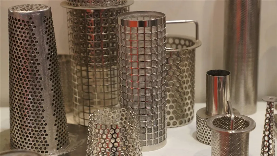 Perforuotos plokštės kompozicinio tinklelio filtro kasetė